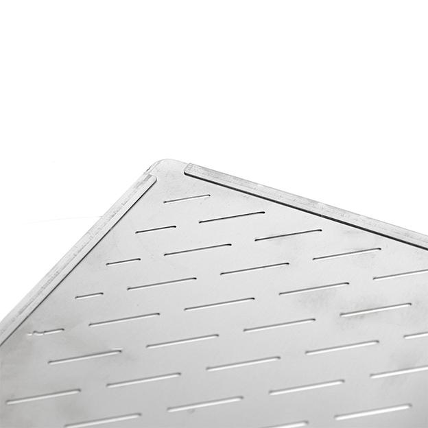 Лист пекарский перфорированный 420х360 мм толщина 1 мм нержавеющая сталь фото 3