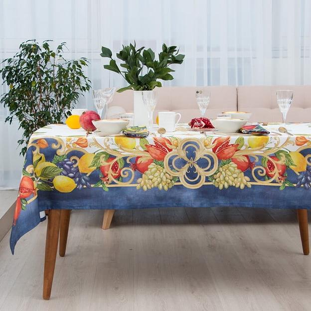 Набор столовый "Этель" Southern fruits скатерть 149x182 см +/-2см с ГМВО, салф. 40х40 см - 8 шт фото 1