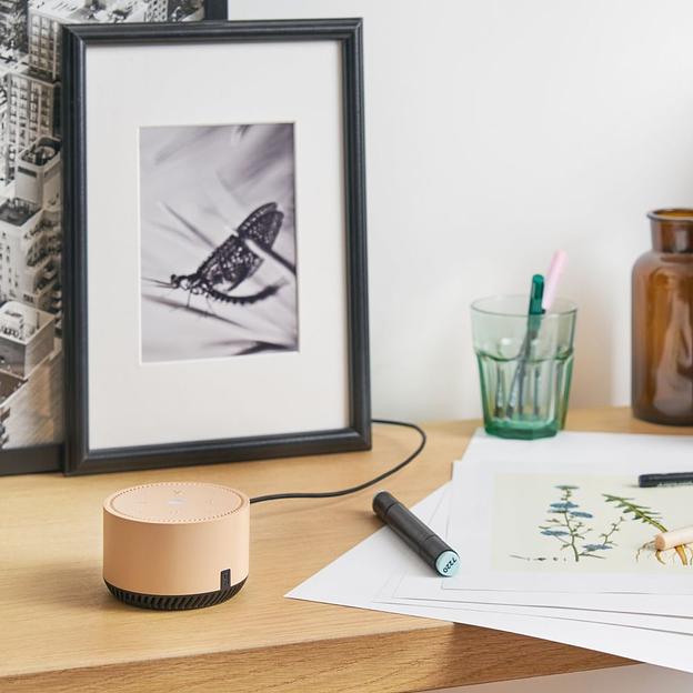 Умная колонка Yandex Станция Лайт голос.п.:Алиса 5W Android/iOS бежевый (YNDX-00025B) фото 3