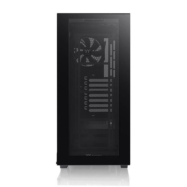 Корпус Thermaltake Divider 300 TG черный без БП ATX 2x120mm 2xUSB3.0 1xUSB3.1 audio front door bott PSU фото 5