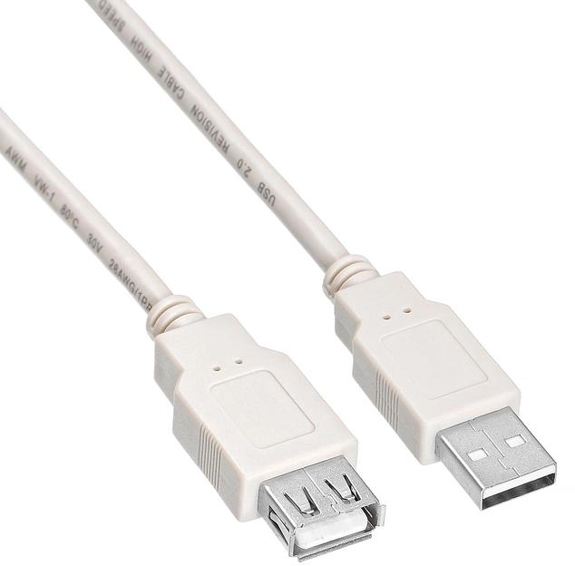 Кабель-удлинитель KingPrice KP-AmAf-v2-3m USB A(m) USB A(f) 3м черный фото 1