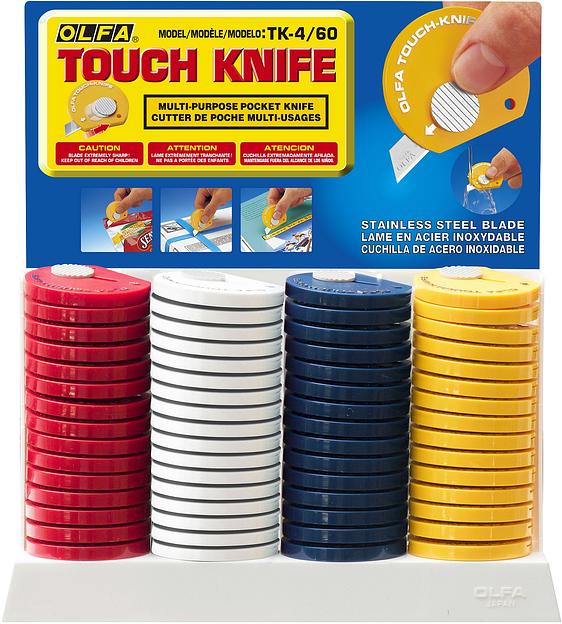 OLFA TOUCH-KNIFE компактный нож с нержавеющим лезвием (OL-TK-4) фото 4