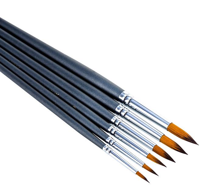 Набор кистей Deli 73892 Nuevo дерев.лакир.ручка фото 2