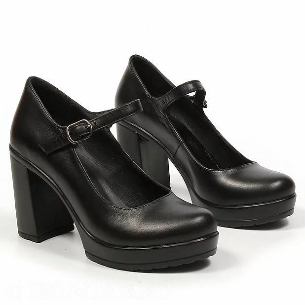 Туфли женские из натуральной кожи р-р.33-34, арт.1486-n ОПТ фото 1