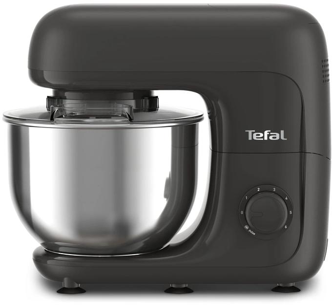 Кухонная машина Tefal Bake Essential QB161H38 планетар.вращ. 800Вт черный/серебристый фото 3