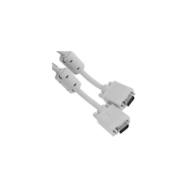 Кабель SVGA NingBo CAB016S-10m, VGA (m) - VGA (m), ферритовый фильтр, 10м, блистер [cab016s-10m-br] фото 1