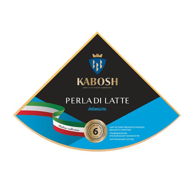 Твёрдый сыр Kabosh «Perla di Latte Intensiva» 1/8 головы 0.875 кг, опт фото 1