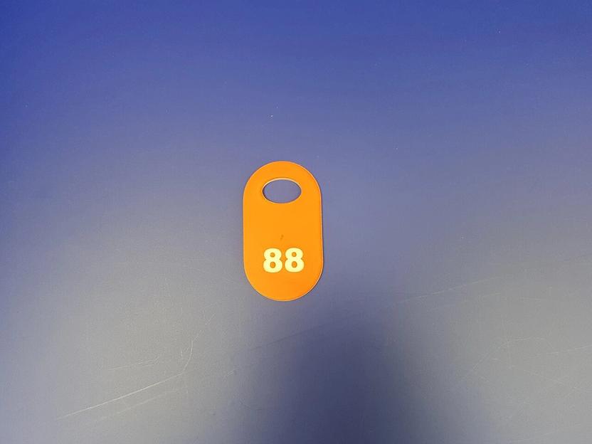 Номерки гардеробные , нанесение- пленка. фото 10