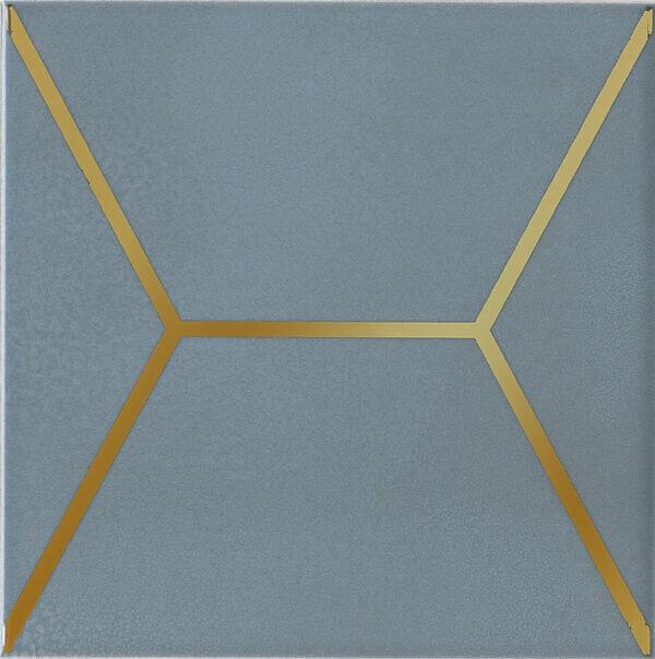 Декор Kerama Marazzi Витраж голубой фото 1