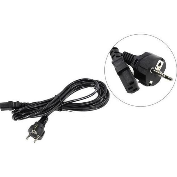 Exegate ES280997RUS Кабель питания ExeGate Special PC-5S (Евровилка Schuko->С13) 3*0.5mm2, CCA, черный, 5м. фото 1