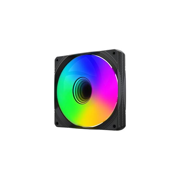 Вентилятор BLOODY BD-CF120ARGB1 120мм, 4-pin, 1600об/мин, 11 - 26 дБ, ARGB, черный, Ret [bd-cf120argb1-bk] фото 1