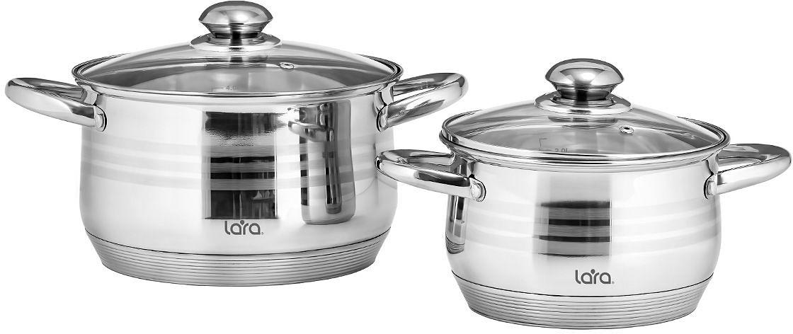 Набор кастрюль Lara Sonata 6 предметов (LR02-100) фото 2