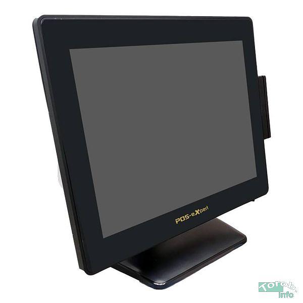 POS-eXpert DB-S-II i3 -  сенсорный моноблок в черном лакированном корпусе. Intel® Core® i3-3217U / 4Gb RAM / 64Gb SSD / MSR фото 1