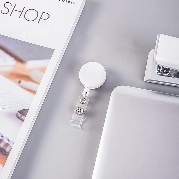 Держатель для бейджа Deli 8309White 80см горизонтально-вертикальный пластик белый (упак.:12шт) фото 5