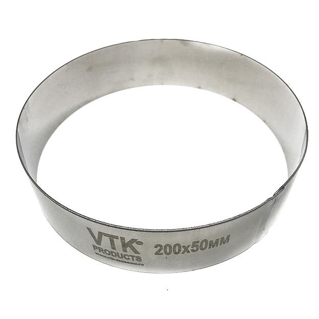 Форма для выпечки и заморозки Кольцо диаметр 200 мм высота 50 мм фото 1