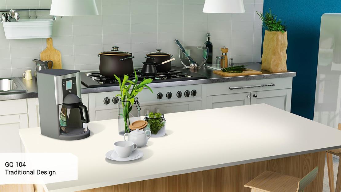 Кварцевый камень Grandex quartz «GQ 104 Traditional Design» ОПТ фото 2