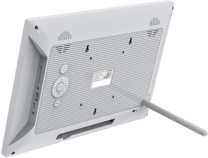Фоторамка Digma 13.3" PF-1300 IPS 1920x1080 белый пластик ПДУ Видео фото 5