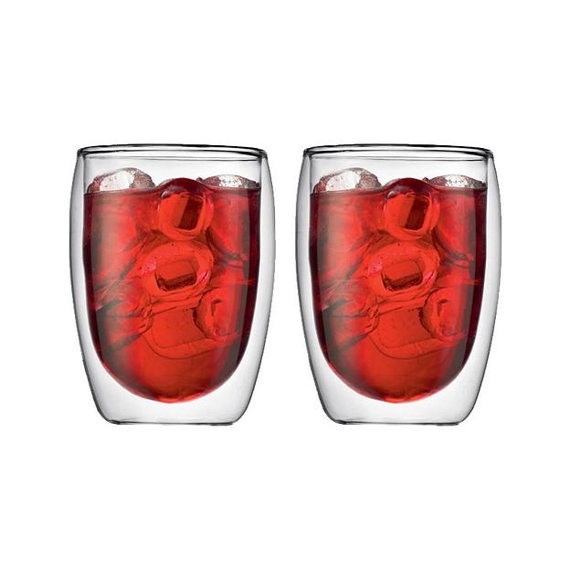 Стакан 270 мл. d=82 мм. h=113 мм. с двойными стенками Термостекло Luigi /2/12/ фото 1