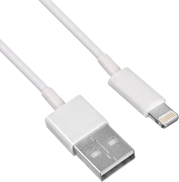 Кабель KingPrice KP-USBAL-1.5m USB (m)-Lightning (m) 1.5м белый фото 1