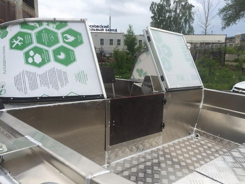 Алюминиевый катер Тактика 500 DC, 500*180*80 см фото 10