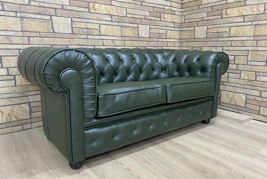 Диван офисный «Крофорд» двойной, кожа Stella Clean, опт фото 2