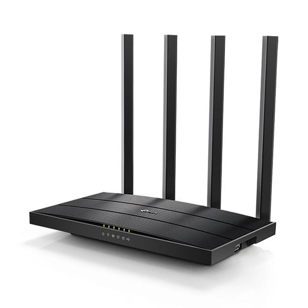 Роутер беспроводной TP-Link Archer C6U AC1200 10/100/1000BASE-TX черный фото 1