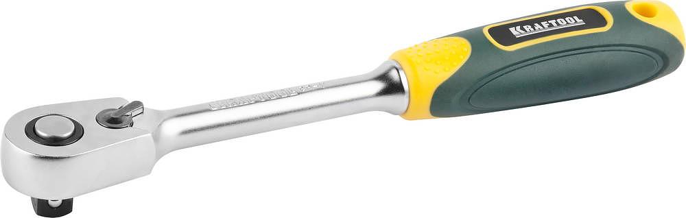 KRAFTOOL 3/8″, 60 зубцов, трещотка для торцовых головок, Pro (27794-3/8) фото 1