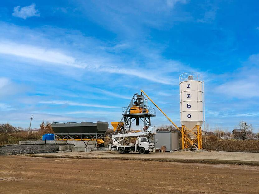 Бетонный завод СКИП-60 фото 7