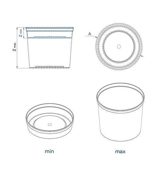 Пластиковая (полимерная) банка Б 95 M&B 70-350 фото 1