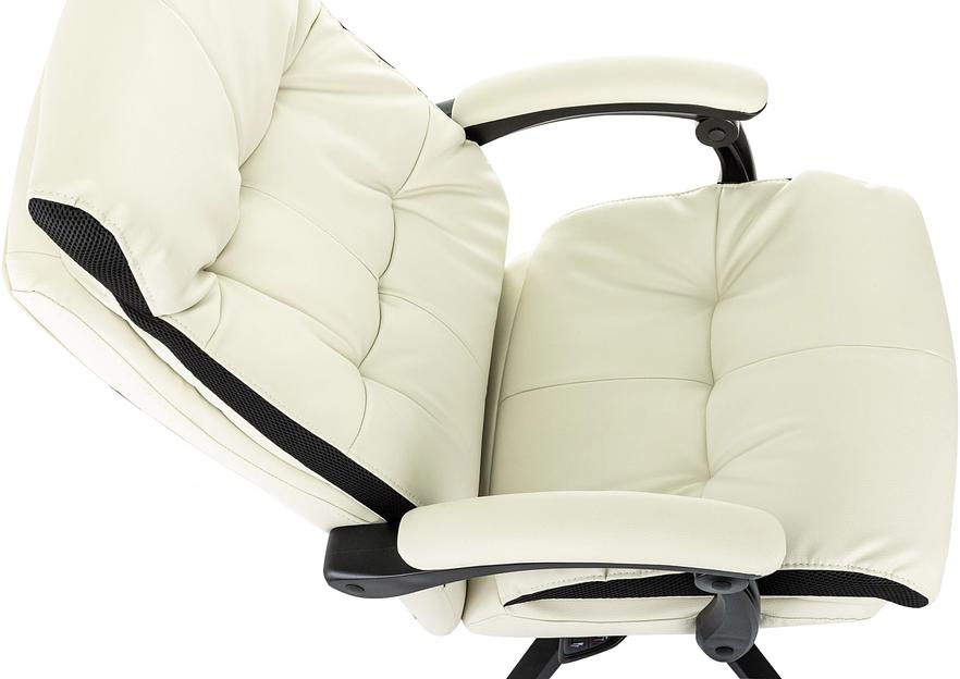 Кресло руководителя Бюрократ CH-824MSG-BF слоновая кость эко.кожа/ткань пластик фото 9
