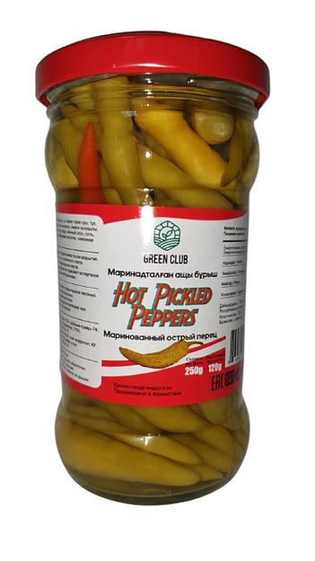 Маринованный острый перец стекло «Green club» ОПТ фото 1