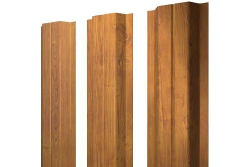 Штакетник металлический П/М-образный 0,45 мм Print РФ фото 1