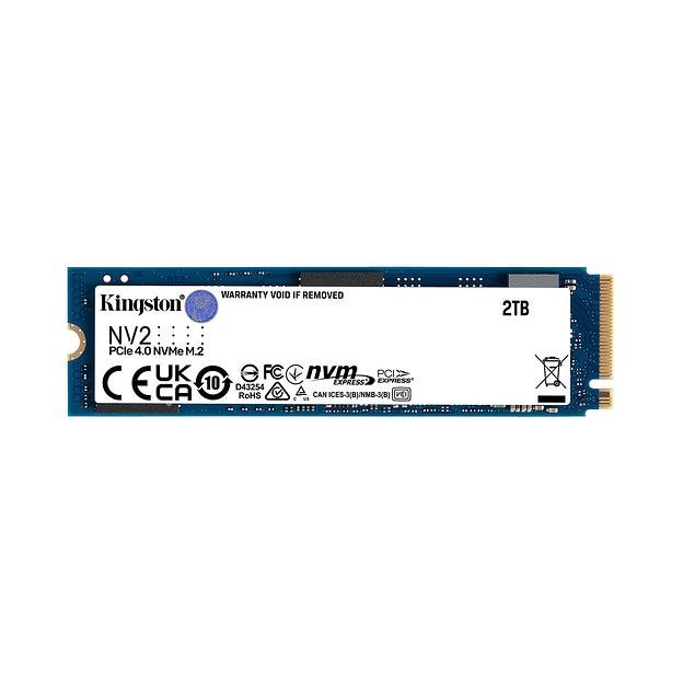 Твердотельный накопитель SSD Kingston NV2 SNV2S/2000G M.2 NVMe PCIe 3.0x4 фото 1