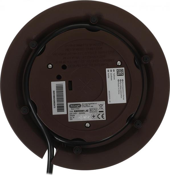 Чайник электрический Delonghi KBOV2001.AZ 1.7л. 2000Вт голубой корпус: металл/пластик фото 10