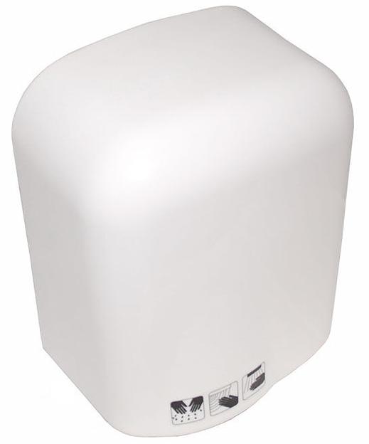 Сушилка для рук G-teq 8826 PW, 1650 Вт, 1,65 кВт, пластик белая фото 3