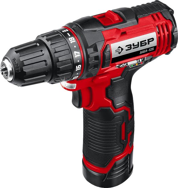 Дрель-шуруповерт Зубр ДШЛ-125-22 аккум. патрон:быстрозажимной фото 2
