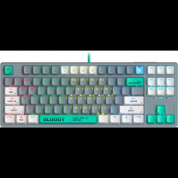 Клавиатура A4Tech Bloody S87 Energy механическая серый USB for gamer LED (S87 USB ENERGY ASH) фото 1
