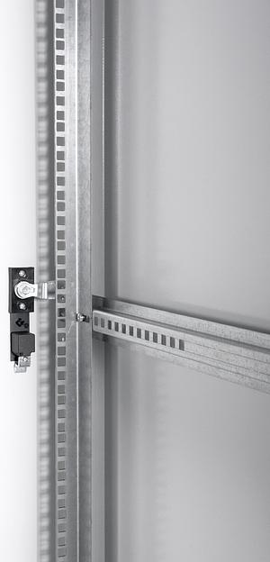 Шкаф коммутационный ЦМО (ШТК-Э-42.8.8-44АА) напольный 42U 800x800мм пер.дв.перфор. задн.дв.перфор. 2 бок.пан. 710кг серый 715мм 105кг фото 4