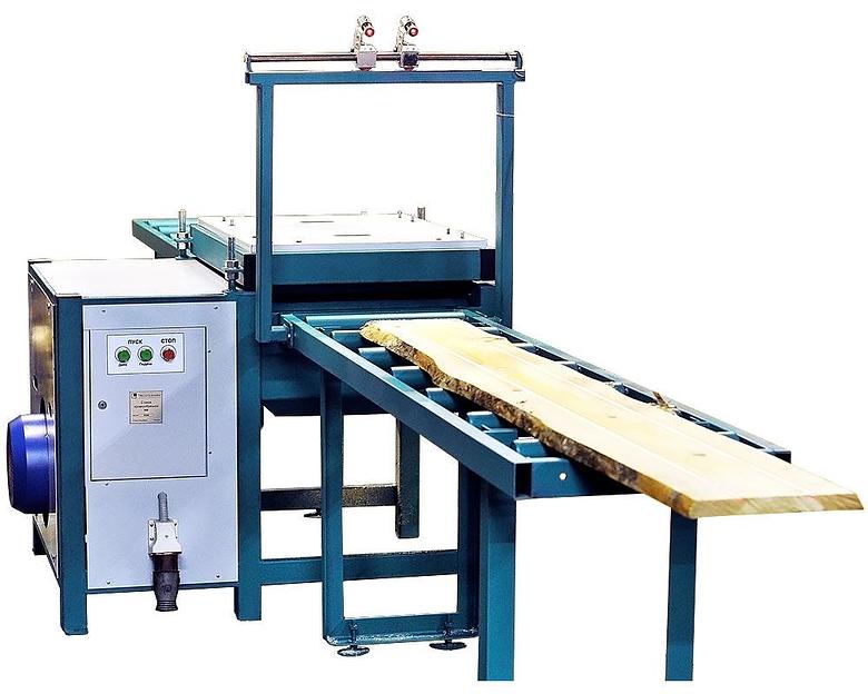 Станок кромкообрезной проходного типа КМ–250 (11,75 кВт) фото 1