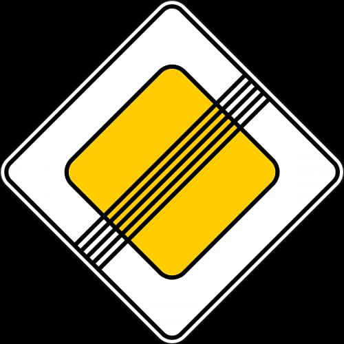 Знак 2.2 Конец главной дороги фото 1