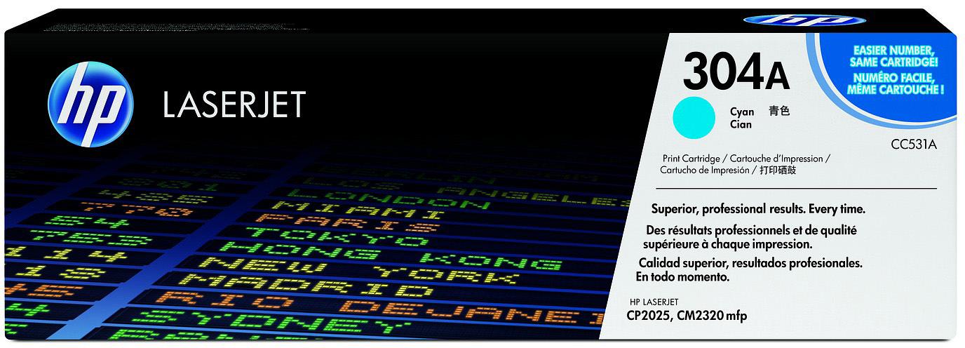Тонер-картридж HP 304A Cyan Original LaserJet Print Cartridge (CC531A) фото 1