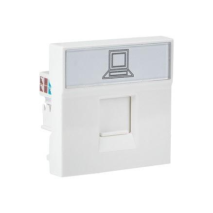 EKF E2MK015E-135-10 Розетка RJ-45, категории 5e (ширина 2 модуля) фото 1