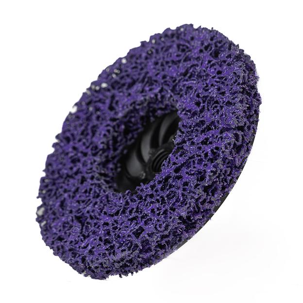 Зачистной круг Strip IT 125x15xM14 фиолетовый SiC Extra coarse карбид-кремния ОПТ фото 2