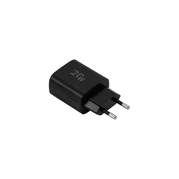 Сетевое зарядное устройство Digma DGW2C, USB-C, 20Вт, 3A, черный [dgw2c0f010bk] фото 1