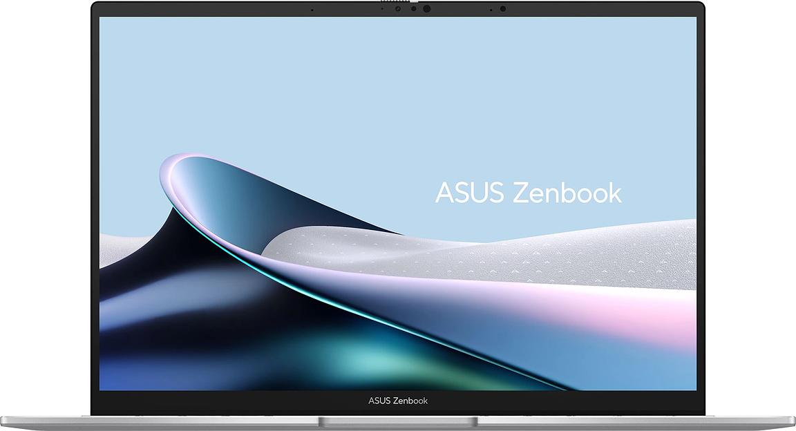 Ноутбук Asus Zenbook 14 OLED UX3405MA-QD988 Core Ultra 5 125H 16Gb SSD512Gb Intel Arc 14" OLED FHD+ (1920x1200) noOS silver WiFi BT Cam Bag (90NB11R2-M01SN0) фото 2