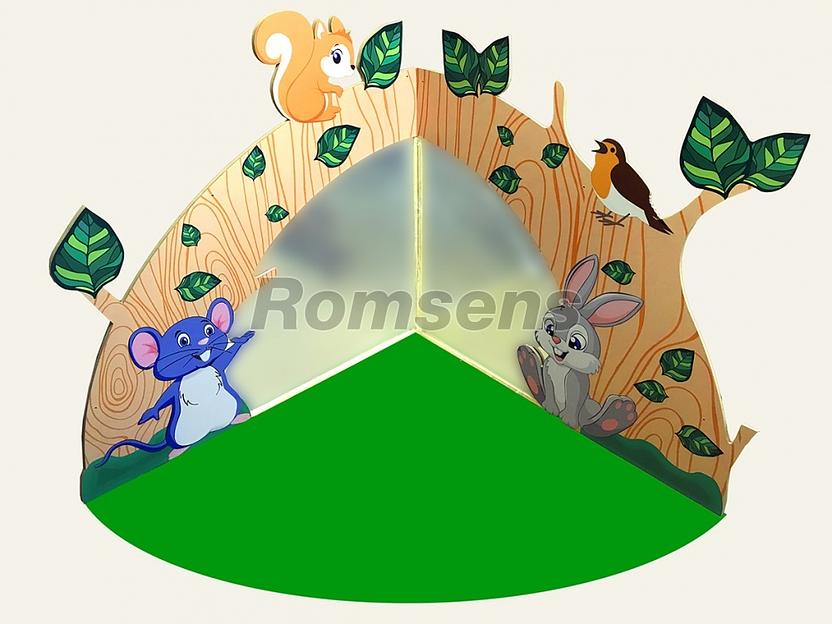 Декоративно-разививающая панель «Лесное царство» ОПТ фото 1