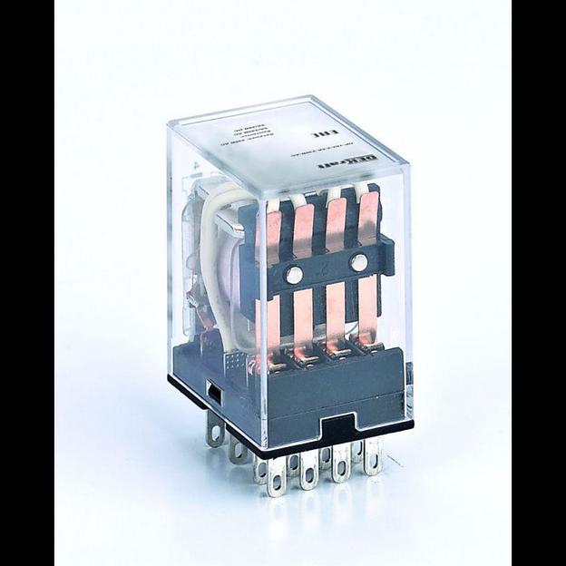 Реле промежуточное ПР-102 5А 230В AC 4 конт. с LED-индикацией DEKraft 23900DEK фото 1