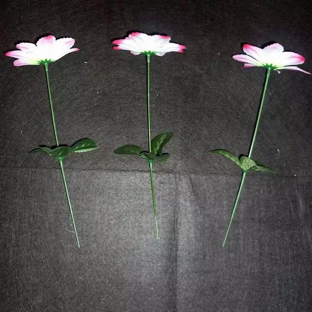 Искусственный георгин 001-052 32см фото 1