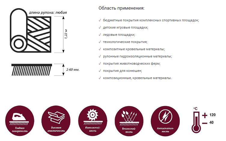 Рулонное резиновое покрытие ОПТ фото 2