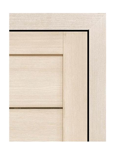 Межкомнатная дверь Тренд Т-1 лиственница латте со стеклом фото 2